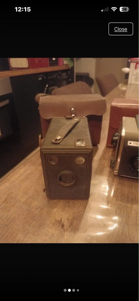 3 Vintage cameras - Image 3