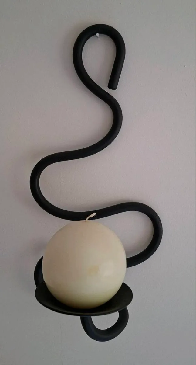 Wrought Iron Candle Holder