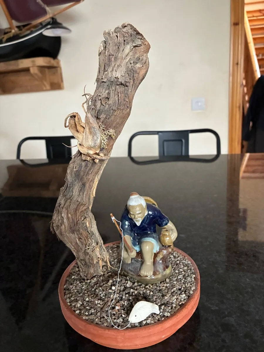 Chinese Shiwan Mudman fisherman figurine, - Image 1