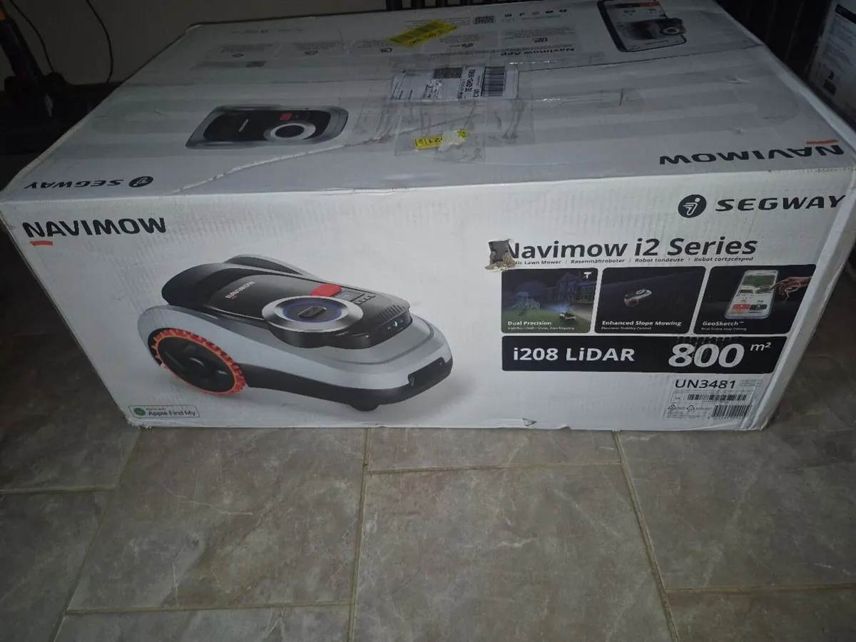Segway Navimow i208 LiDAR Robotic Mower, 800m2, Wi