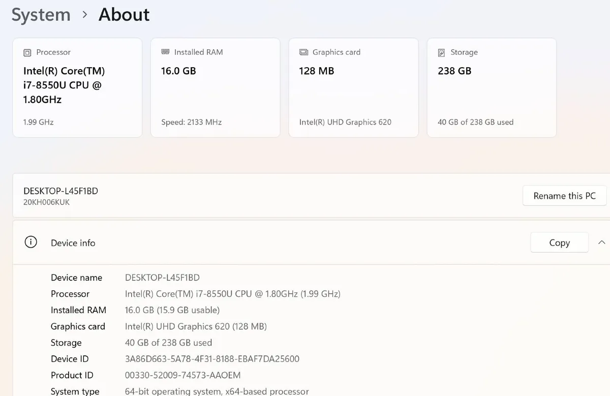 Lenovo X1 Carbon | i7 | 16GB | 256GB | 14" 2K | - Image 3