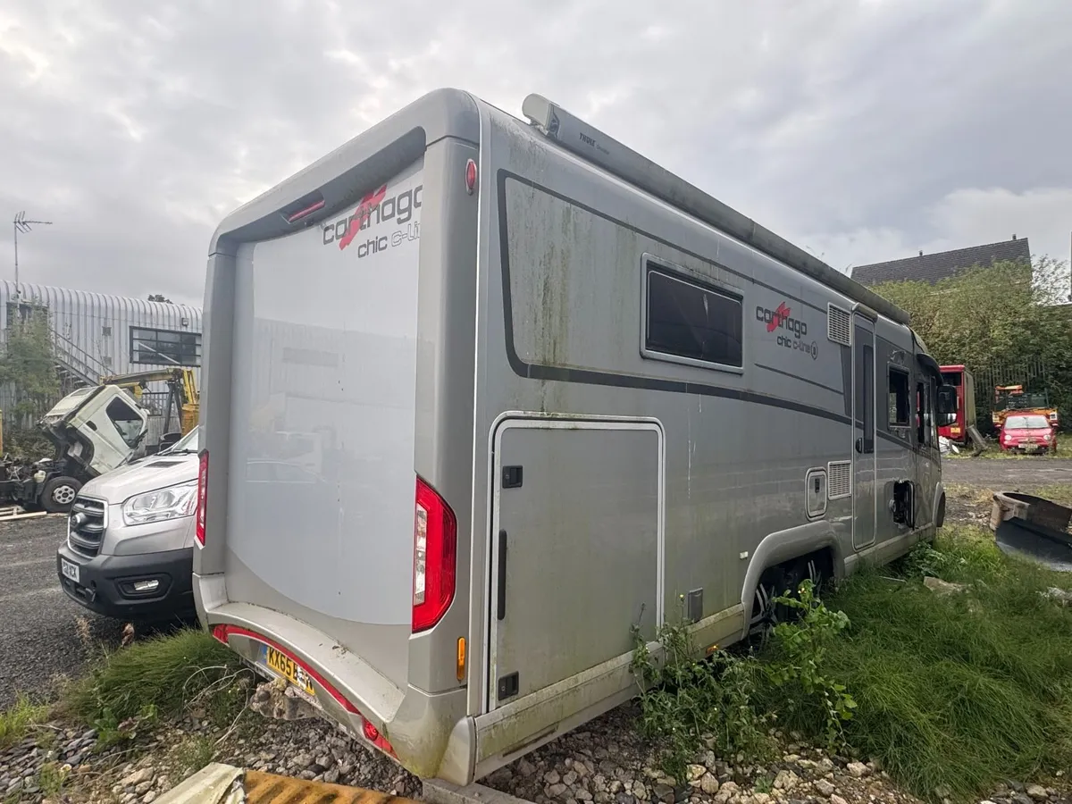 2016 Carthago Chic motorhome fire damaged - Image 2
