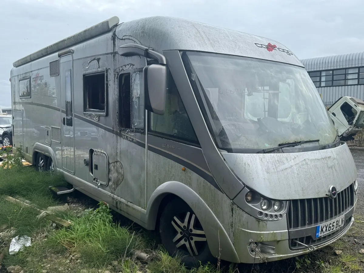 2016 Carthago Chic motorhome fire damaged - Image 1