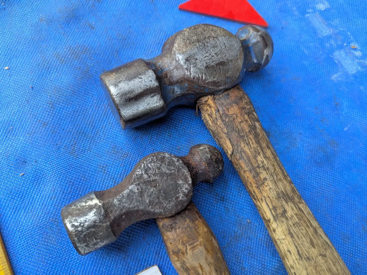 Pair of Blacksmiths Hammers - Image 2