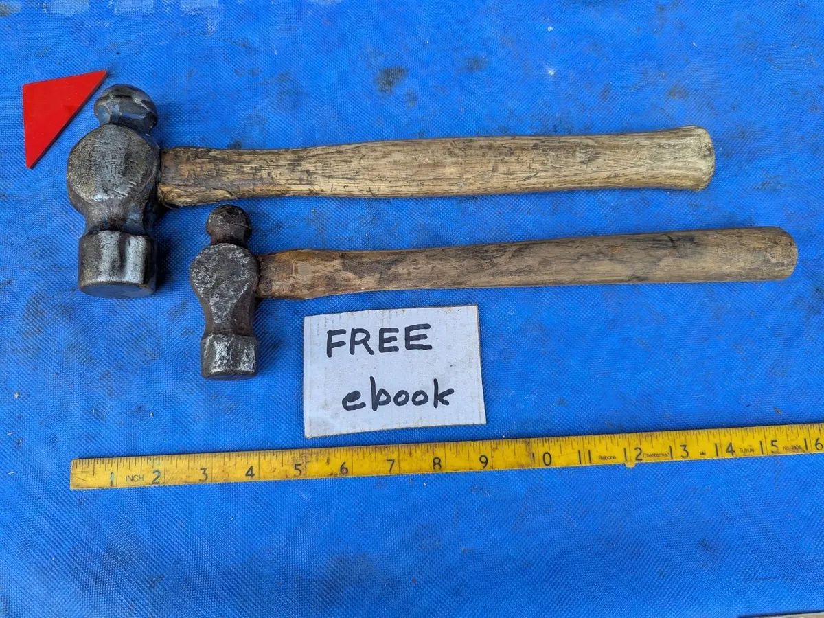 Pair of Blacksmiths Hammers - Image 1