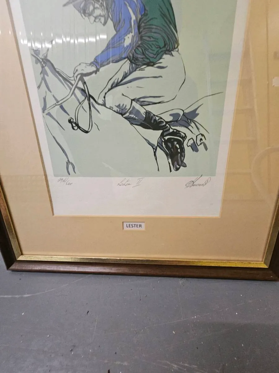 Lester piggot limited print - Image 3