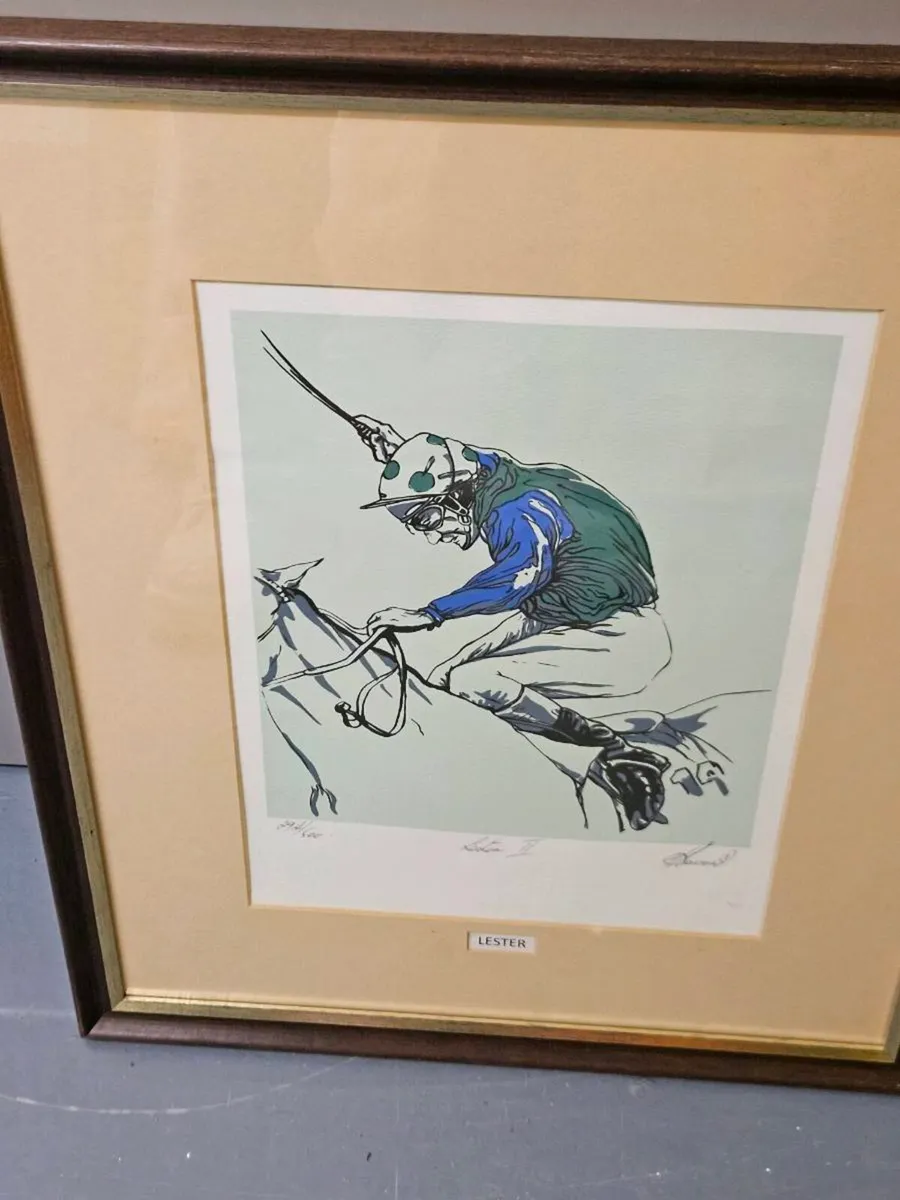 Lester piggot limited print - Image 1