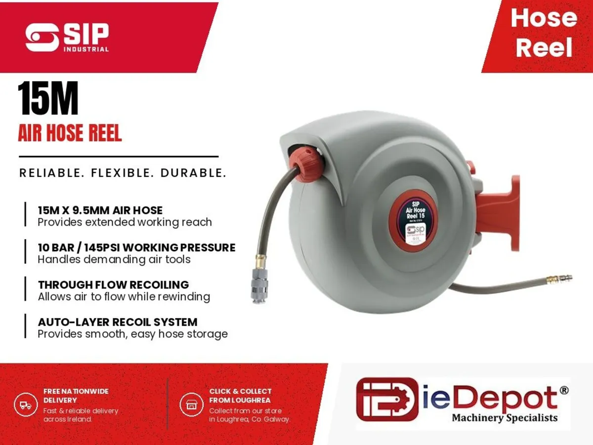 Air Hose Reel 15m