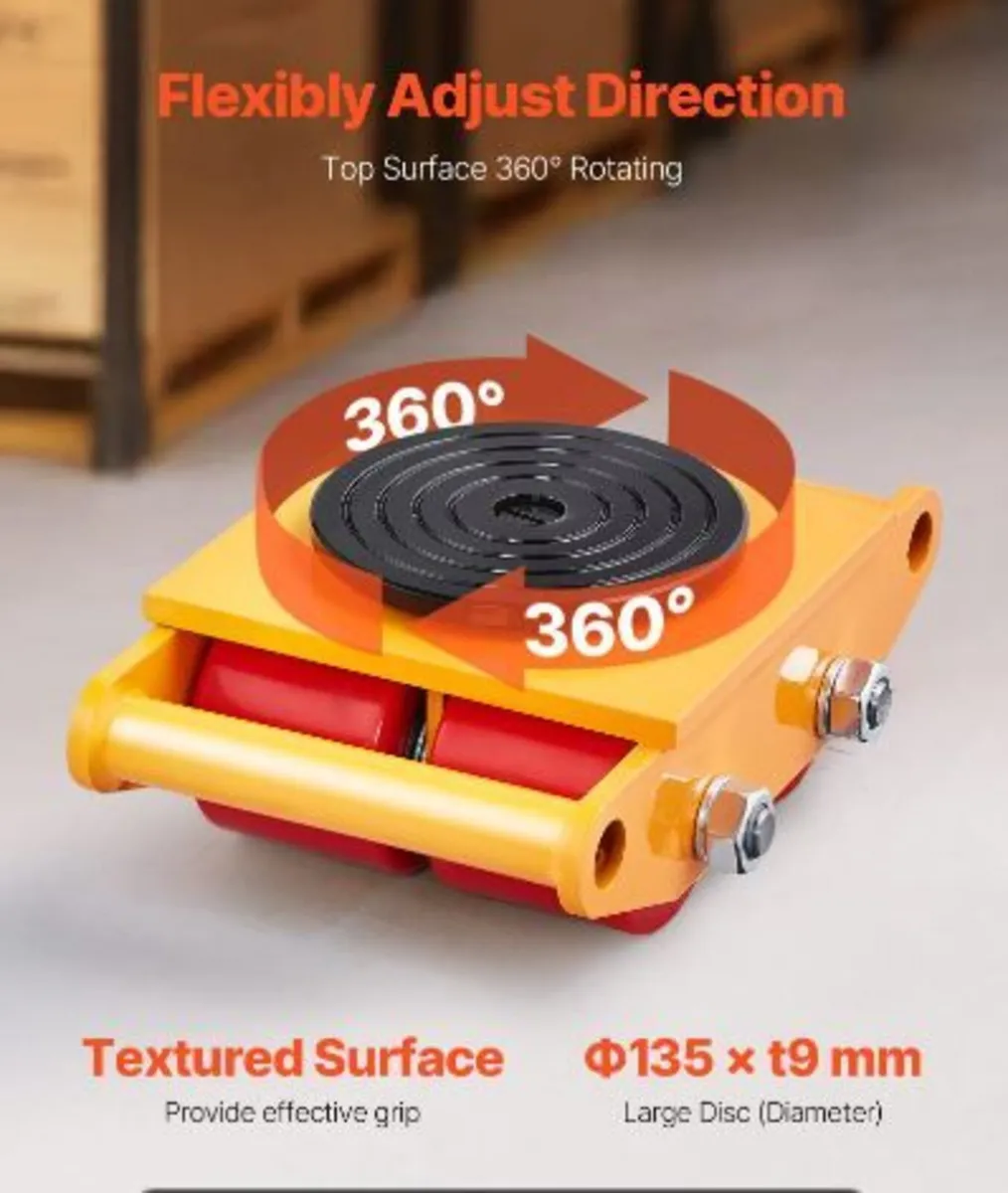 Machinery Skate Dolly, 13,200 LBS/6T - Image 1