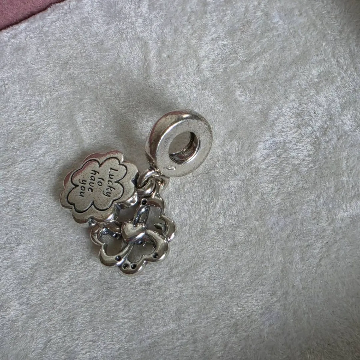 Pandora four-leaf clover friendship dangle charm - Image 4