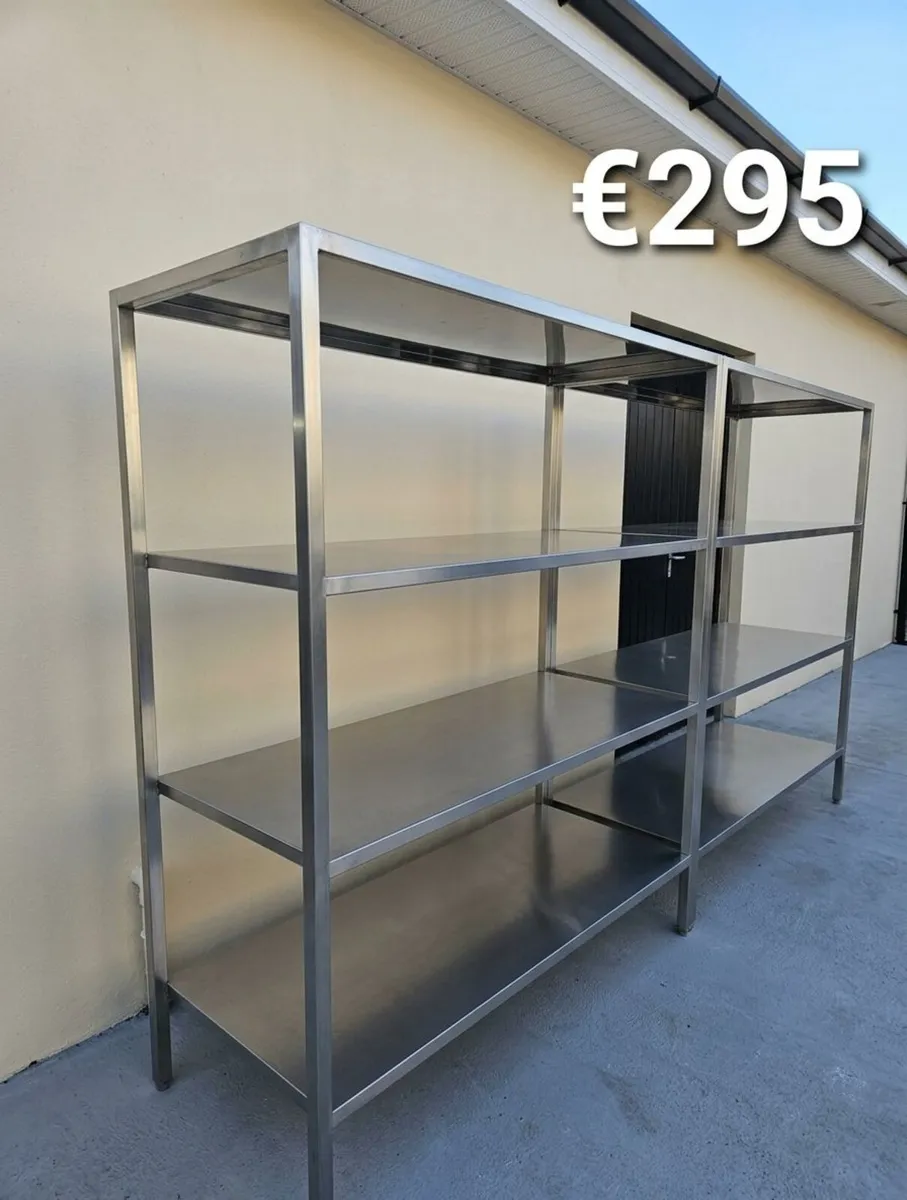 Commercial Stainless Steel Catering Shelving Unit - Image 1
