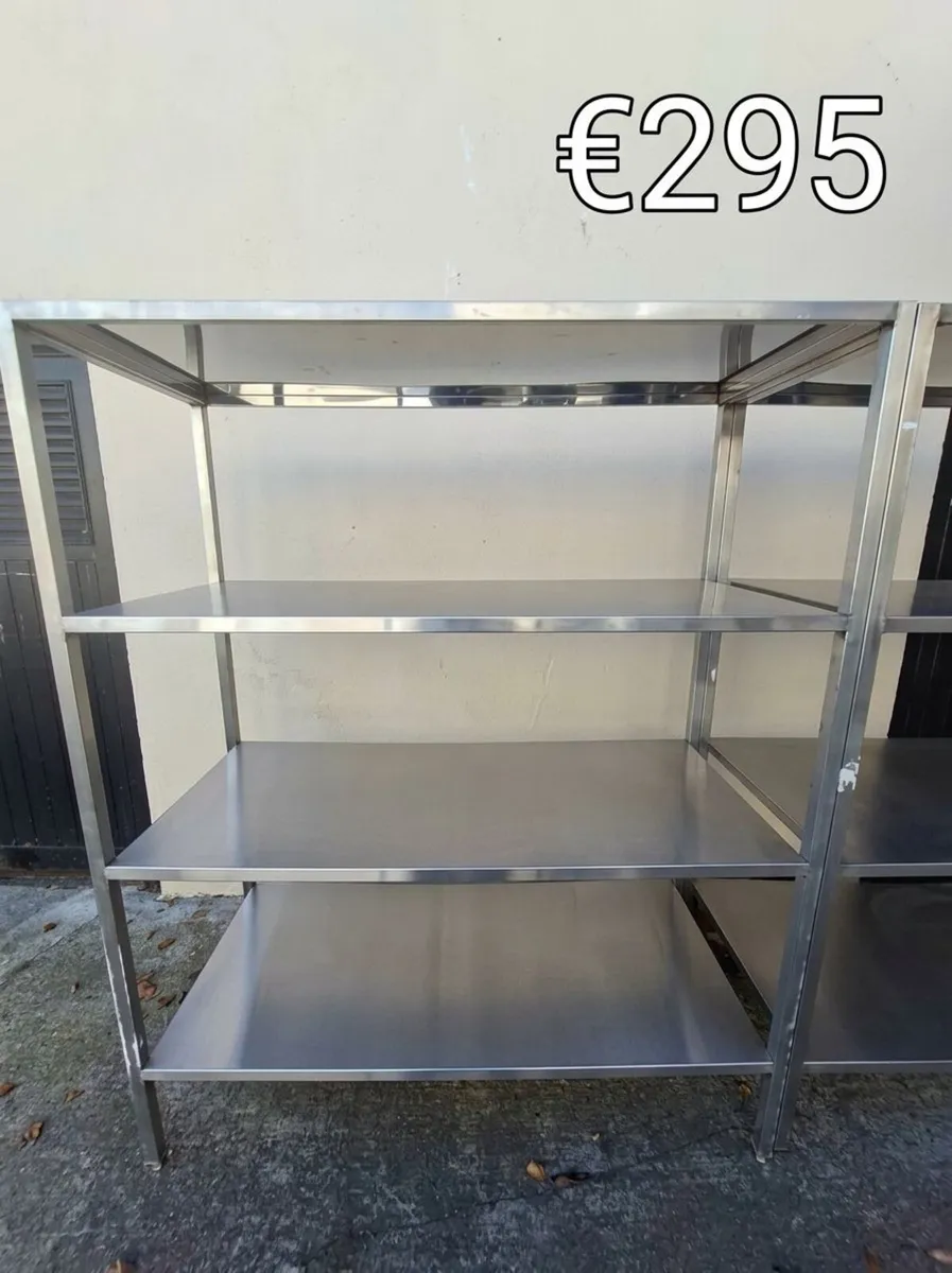 Commercial Stainless Steel Catering Shelving Unit - Image 2