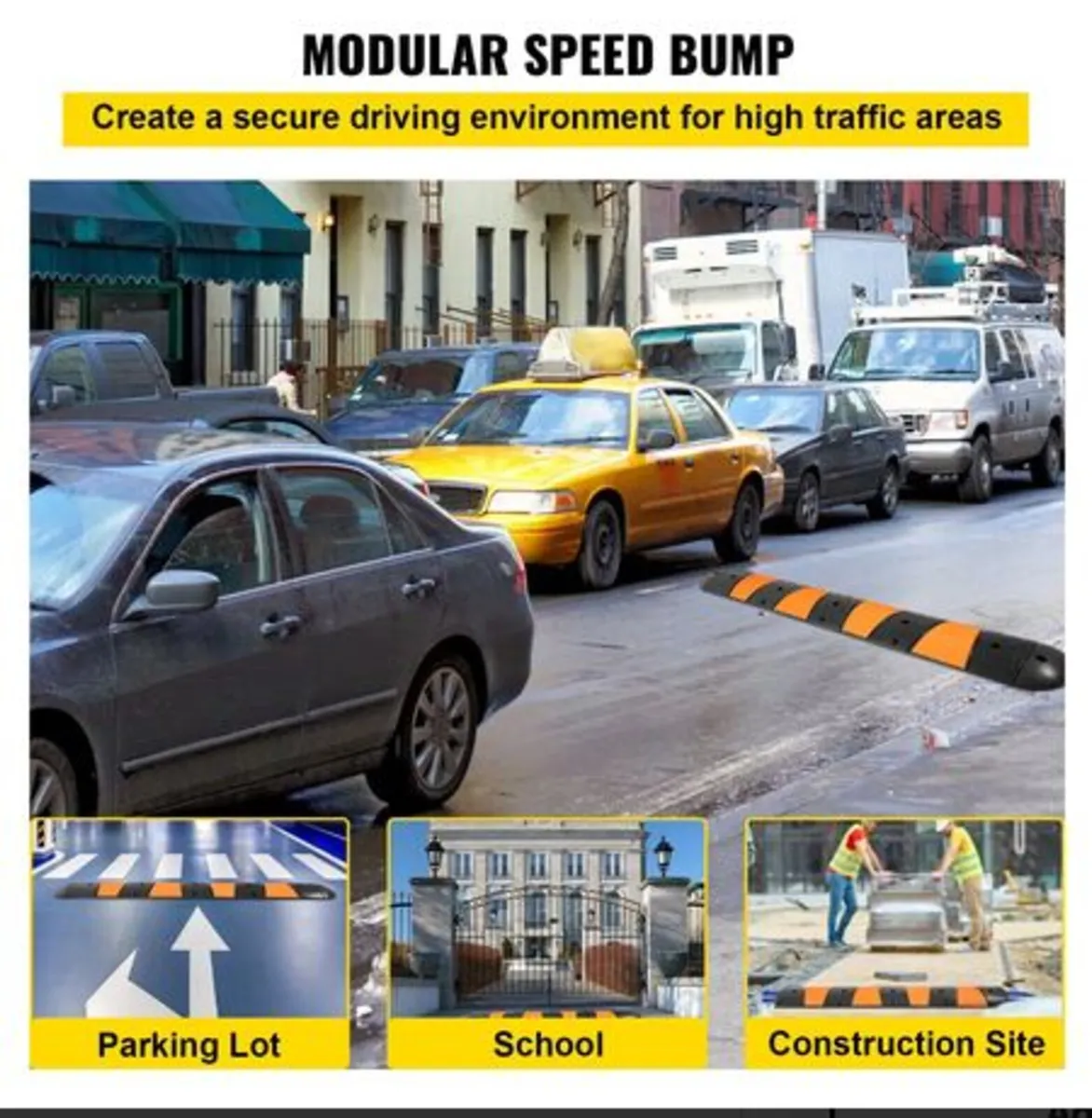 Rubber Traffic Calming Device, Single Unit - Image 3