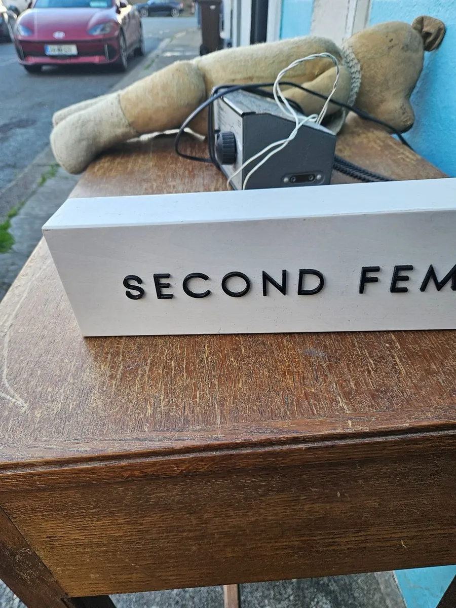 Wooden Sign Second Female - Image 2