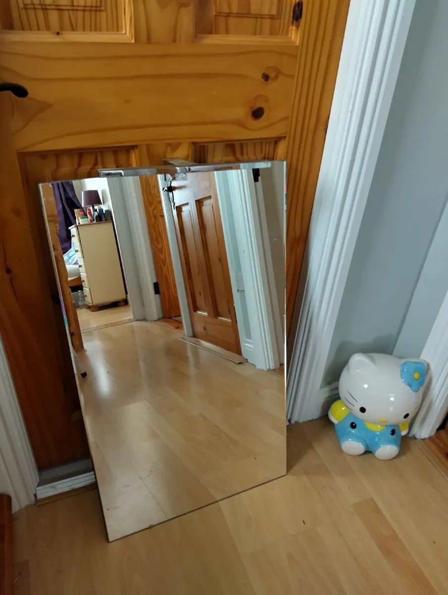 Bathroom mirror with built in light
