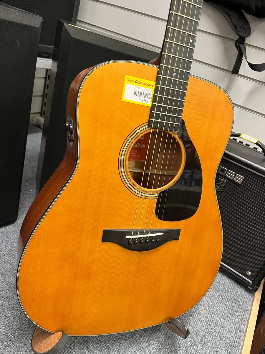 Yamaha FGX3 Red Label Semi Acoustic Guitar - Image 2