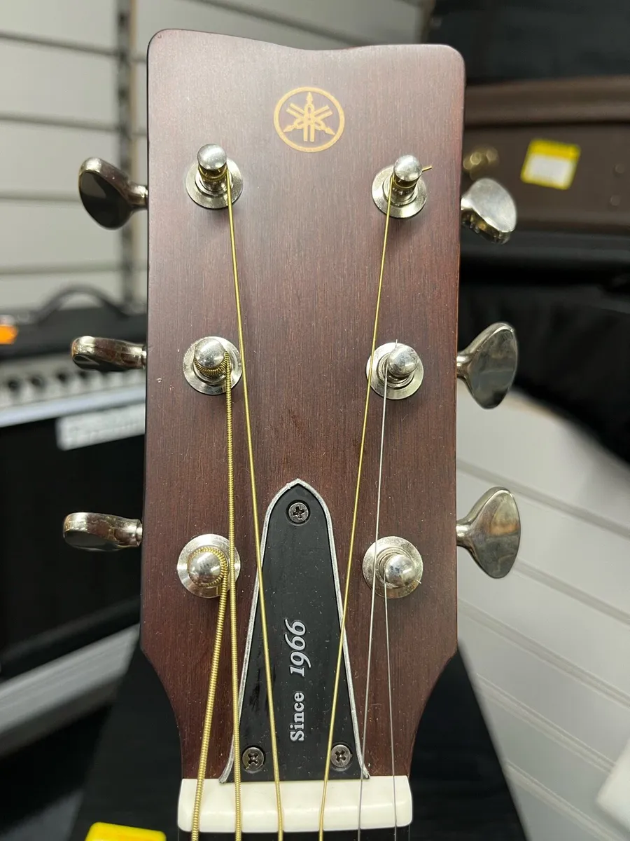 Yamaha FGX3 Red Label Semi Acoustic Guitar - Image 4