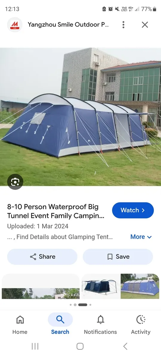 Campaign tent