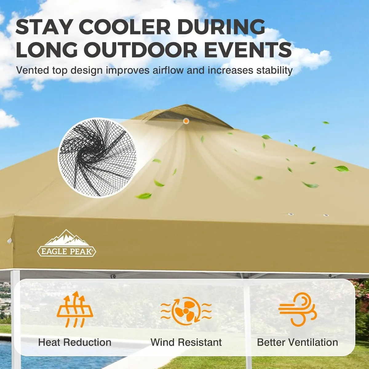3x3 M Pop Up Canopy Tent - Image 2