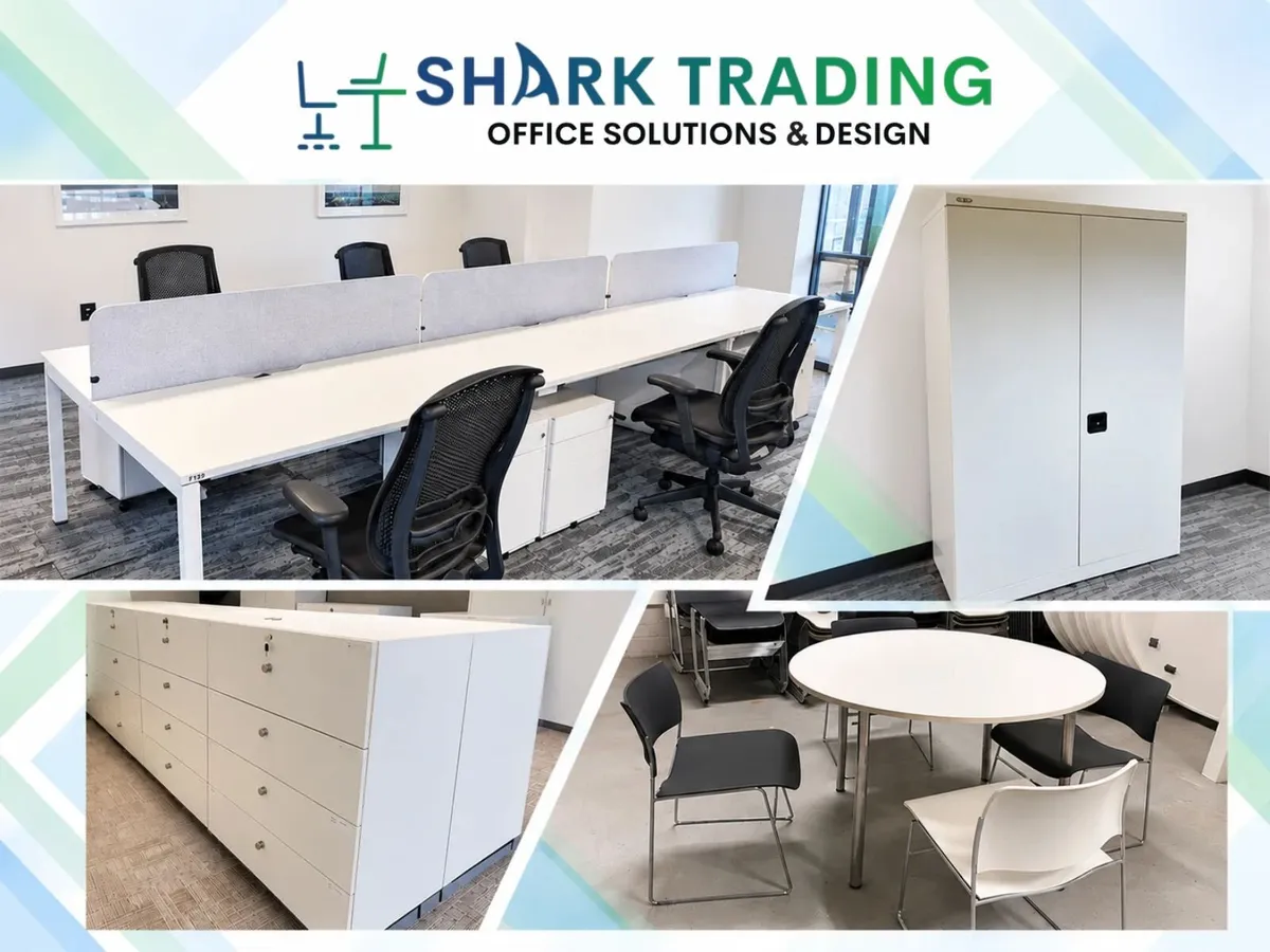 White Office Furniture - Image 1