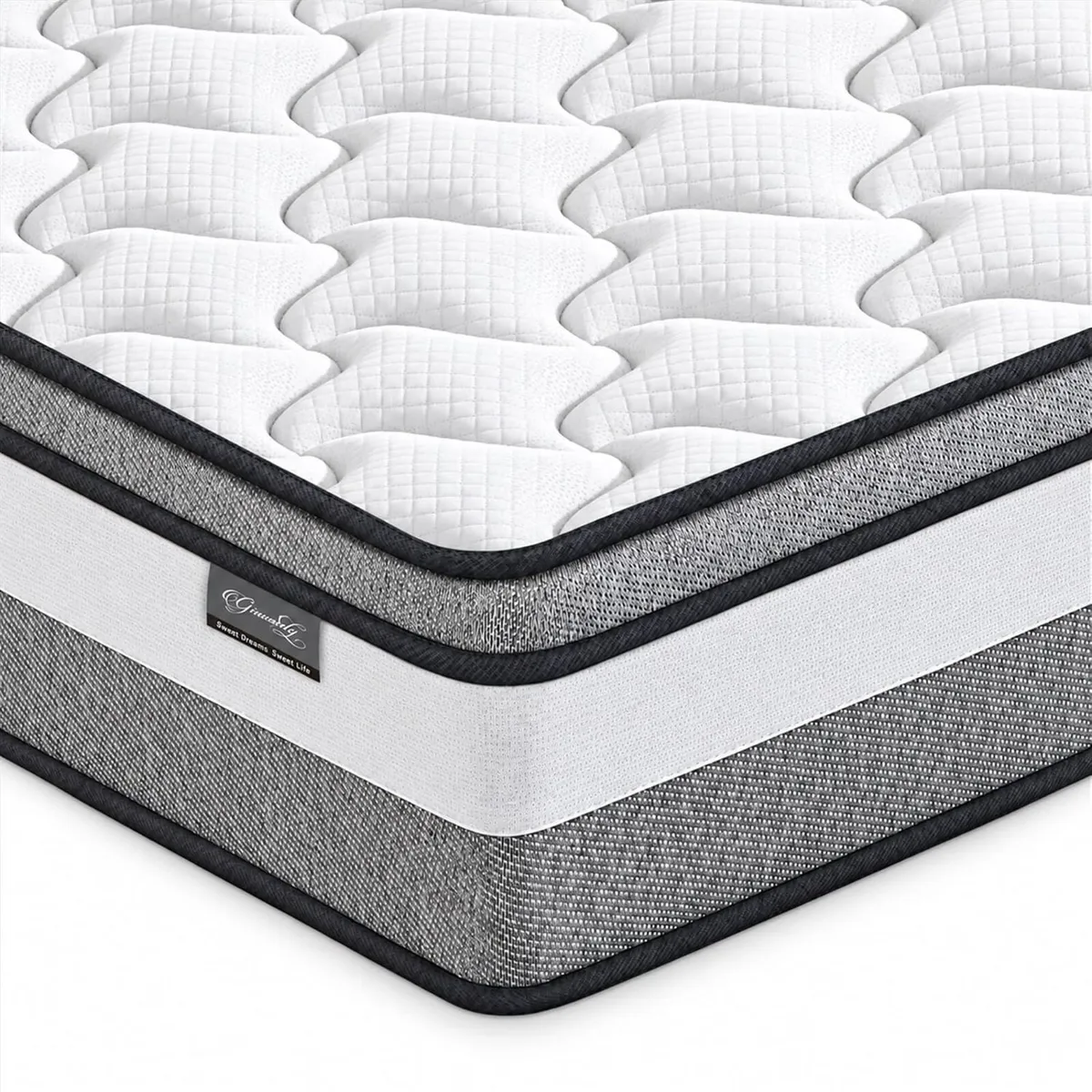 Mattress Hybrid Mattresses in a Box with Memory - Image 1