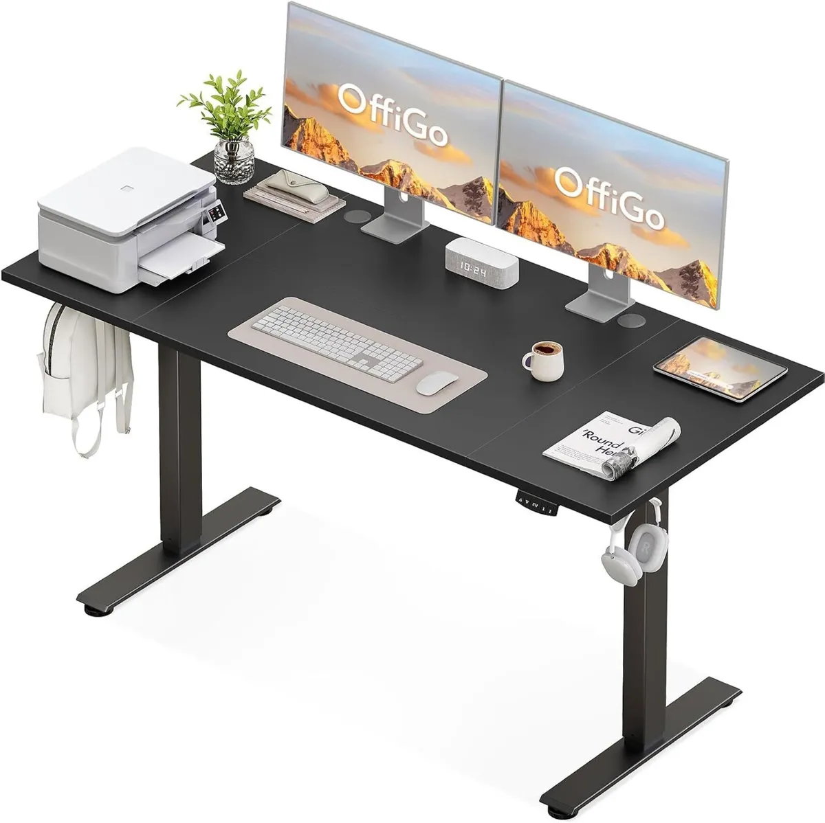 Electric Standing Desk 180x80CM Height Adjustable - Image 1