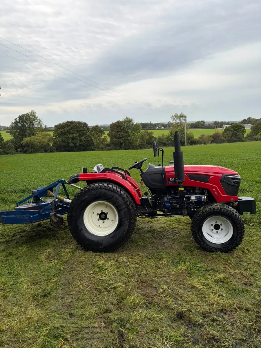 50HP Tractor  Very Low Hours  6FT Finishing Mower - Image 1