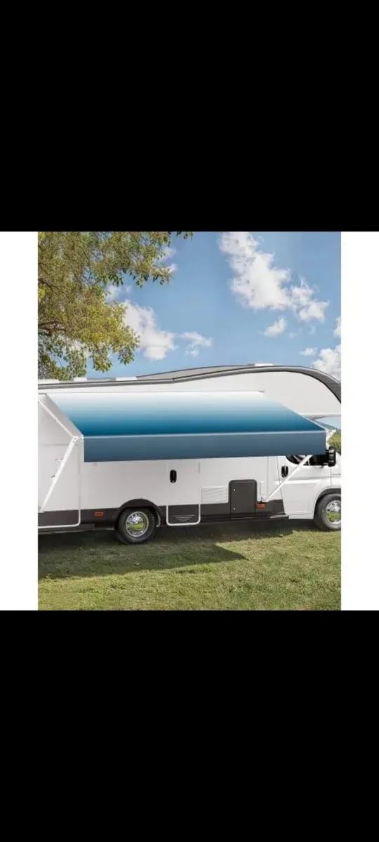 Manual RV Awning Complete Kit, 18' Retractable Awn - Image 1