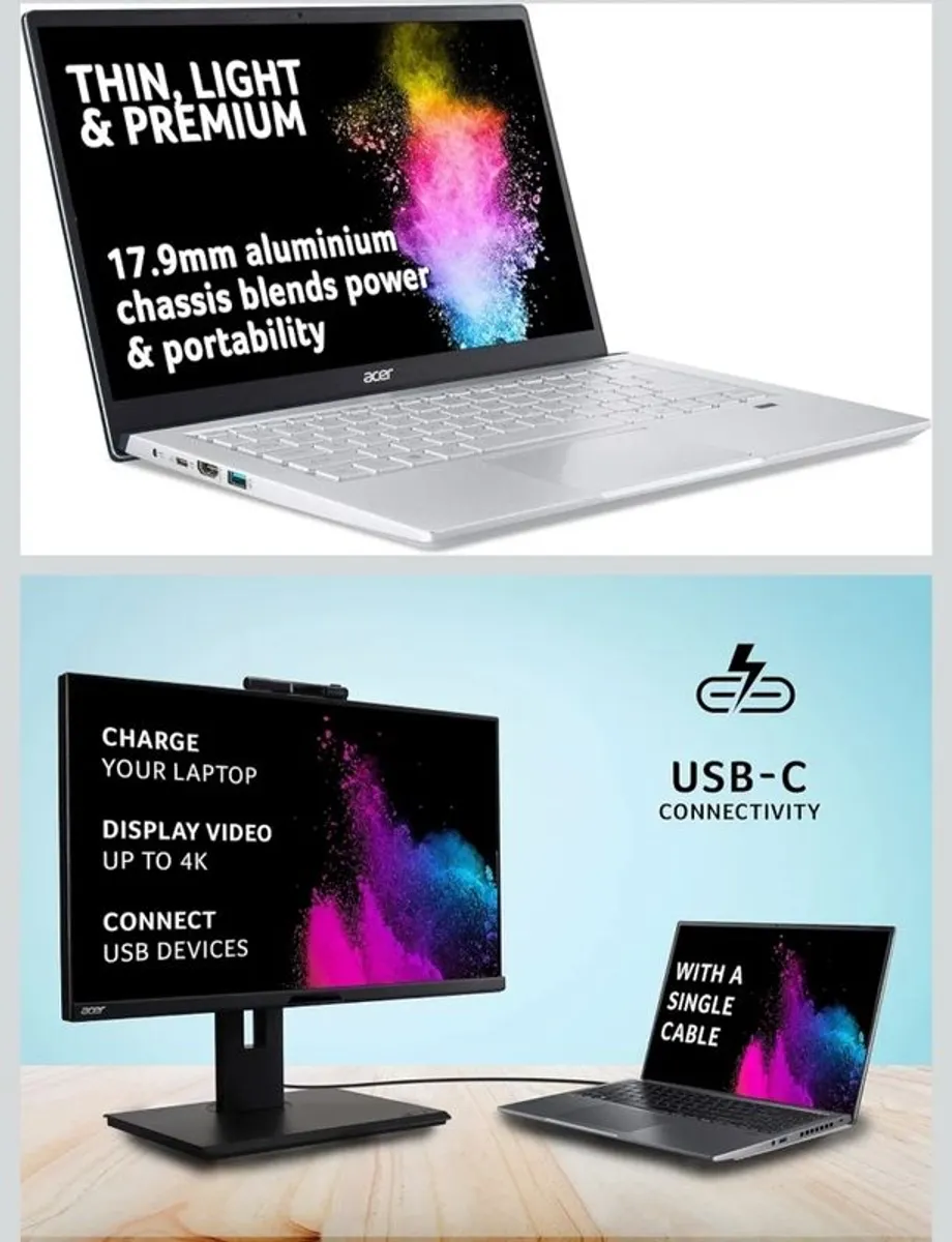 Acer Swift X Sfx16 51g Intel Core I7-11390h 8gb 512gb Nvidia Rtx 3050 - Image 4