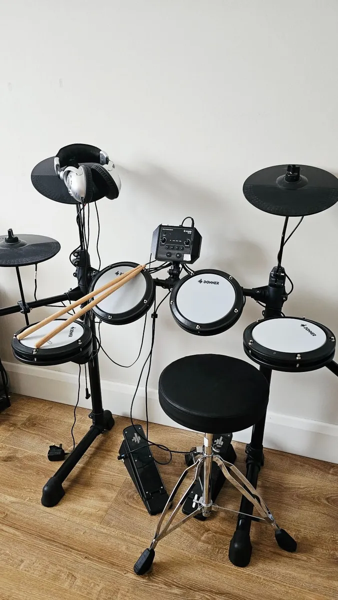 Donner DED-80 Electric Drum Kit (free headphones) - Image 3