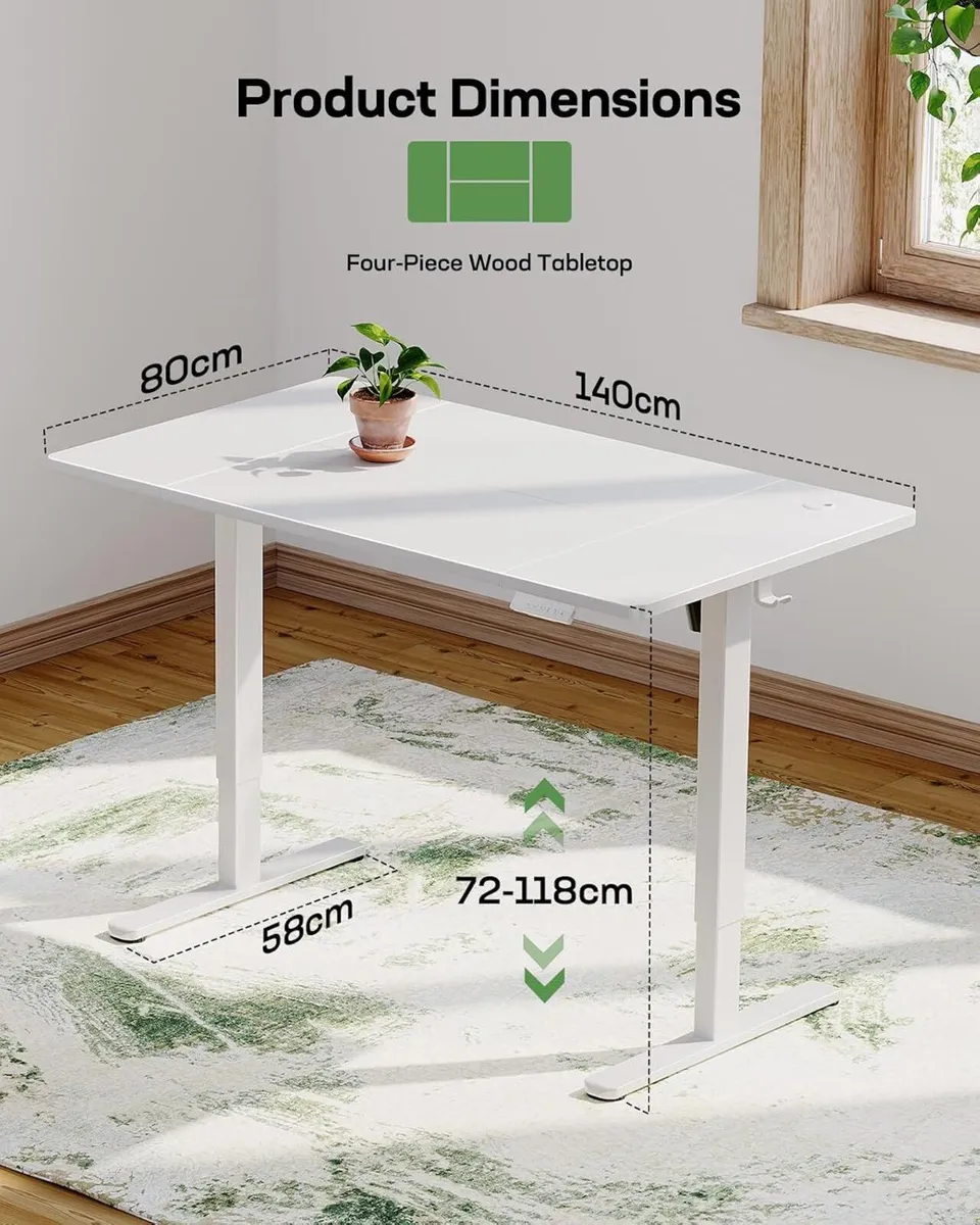 Electric Standing Desk 4 Memory - Image 3