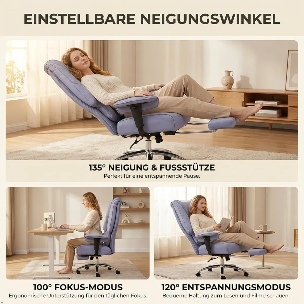 Ergonomic Executive Office Chair 14CM Spring - Image 3