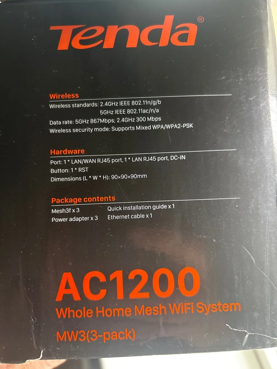 Tends Nova AC1200 WiFi mesh system. - Image 3