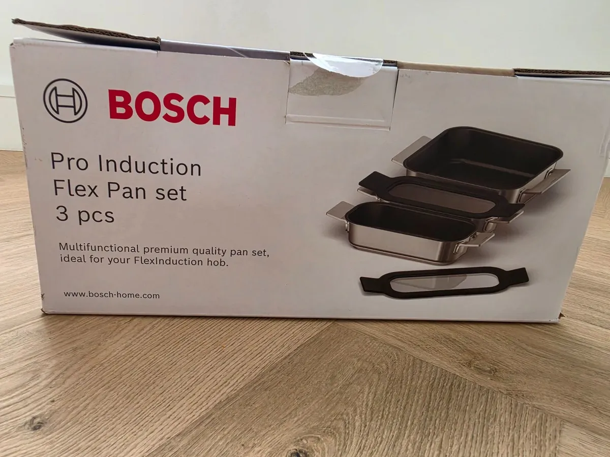 Bosch induction pans set for hob - Image 3
