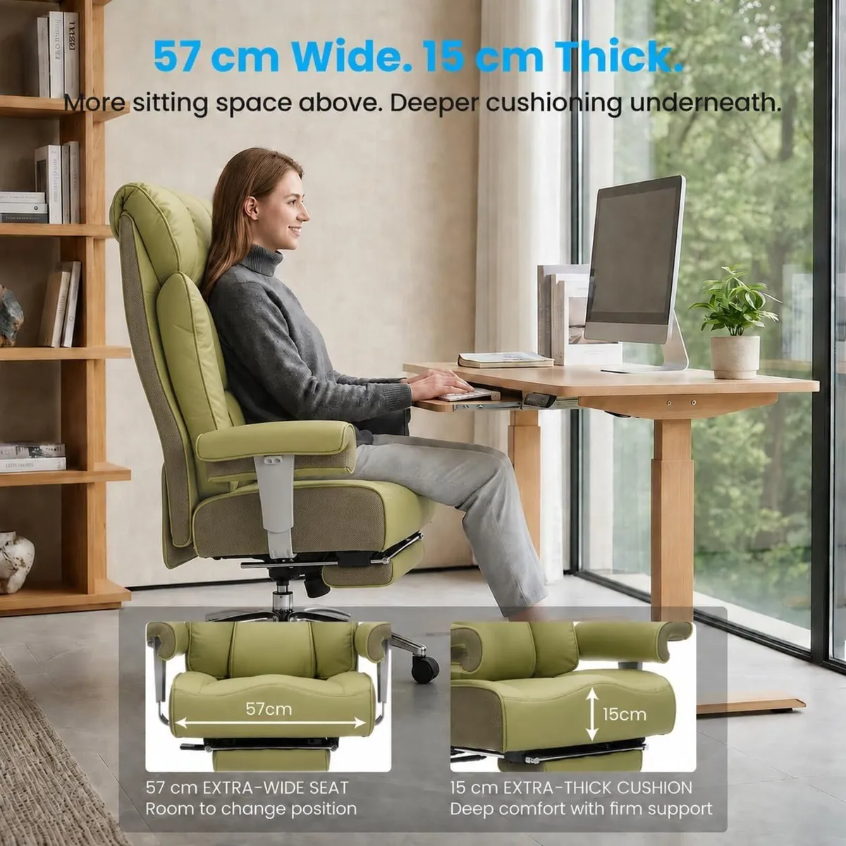 Desk Office Chair Big and Tall Ergonomic Executive - Image 3