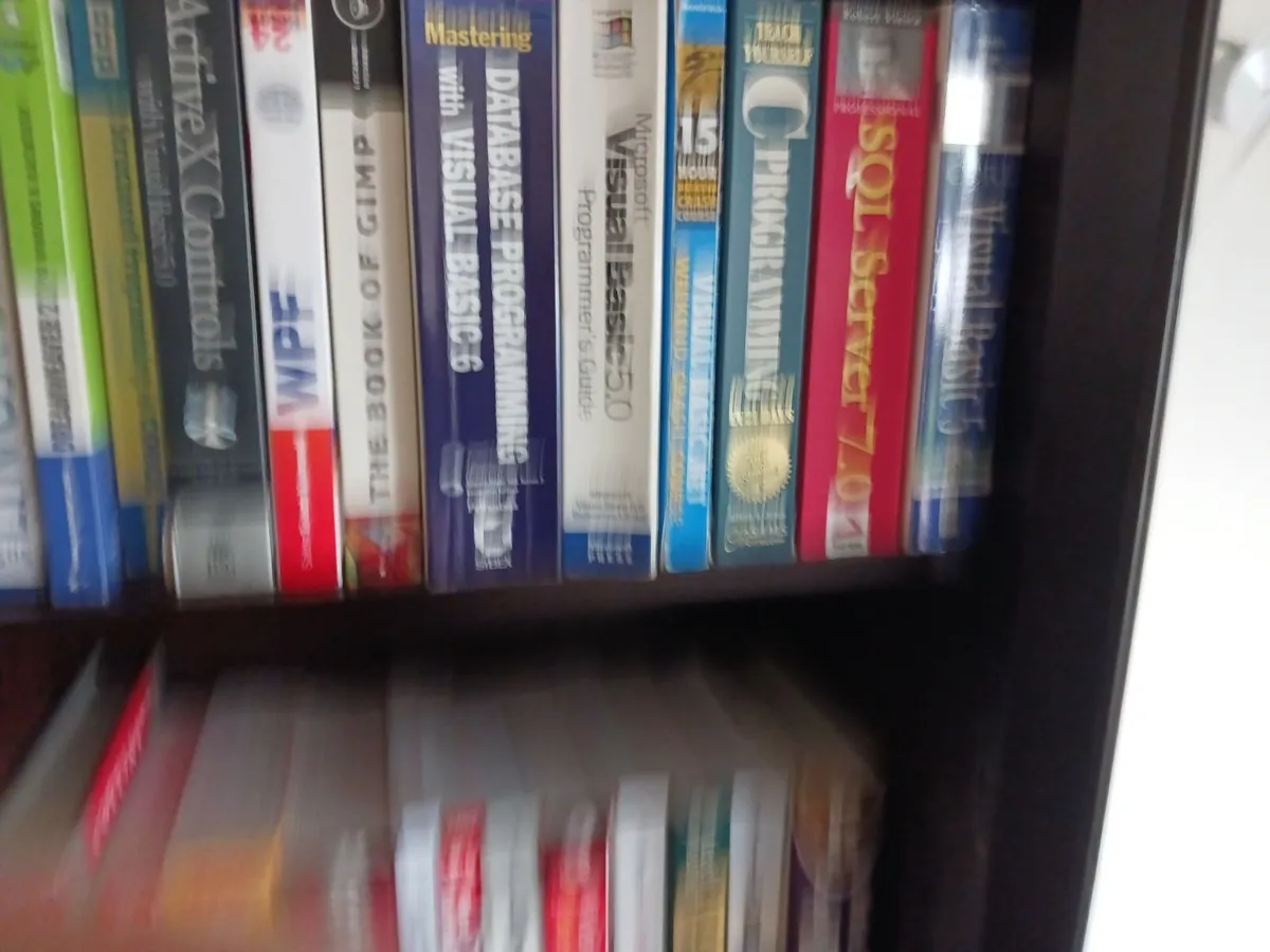 Set of Dining Chairs +Office clear out of books - Image 3