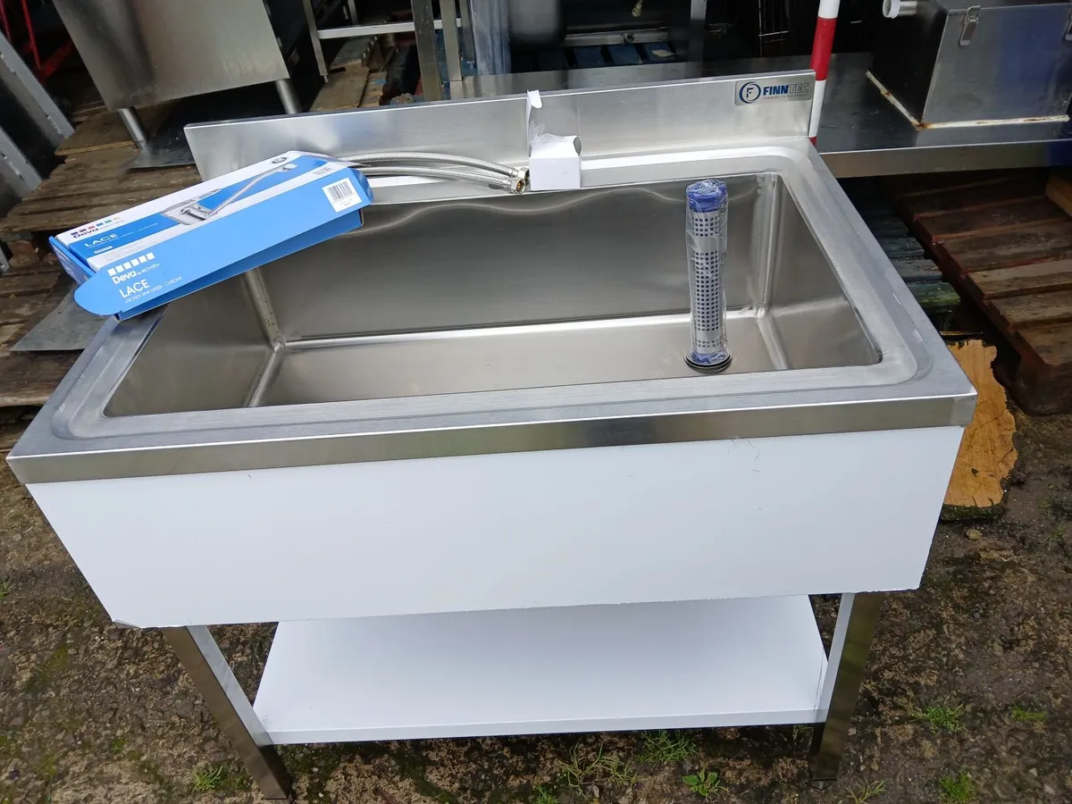 Staneless steel cabbinet sink unit complete - Image 2