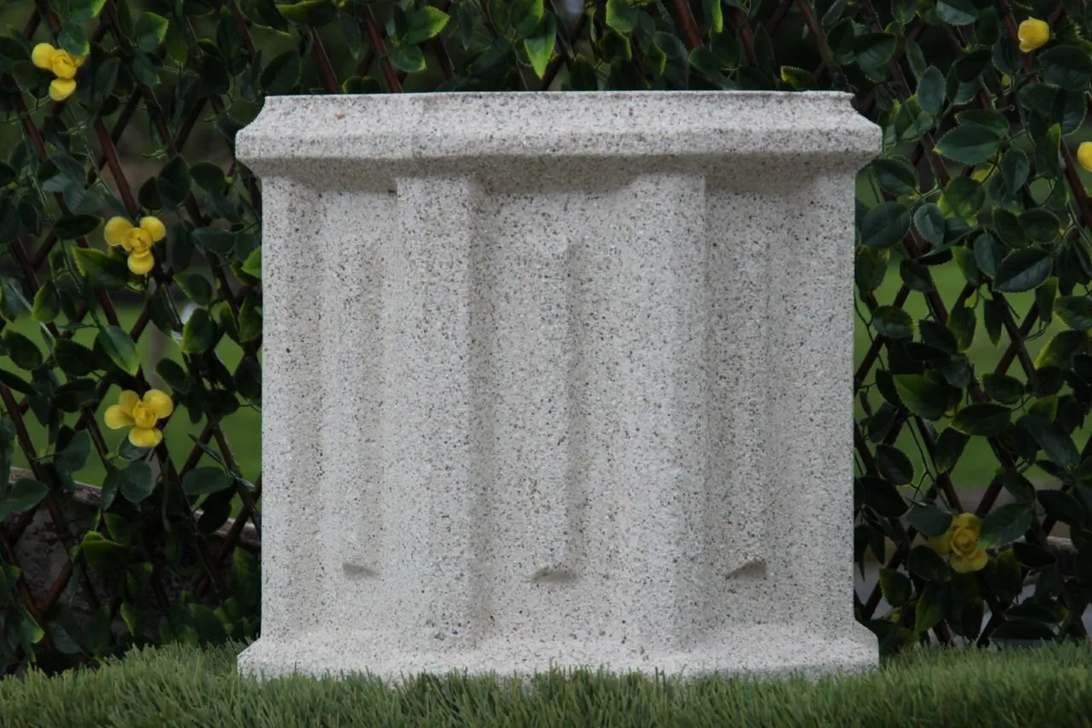 Reconstituted Granite Hex pot - Image 4