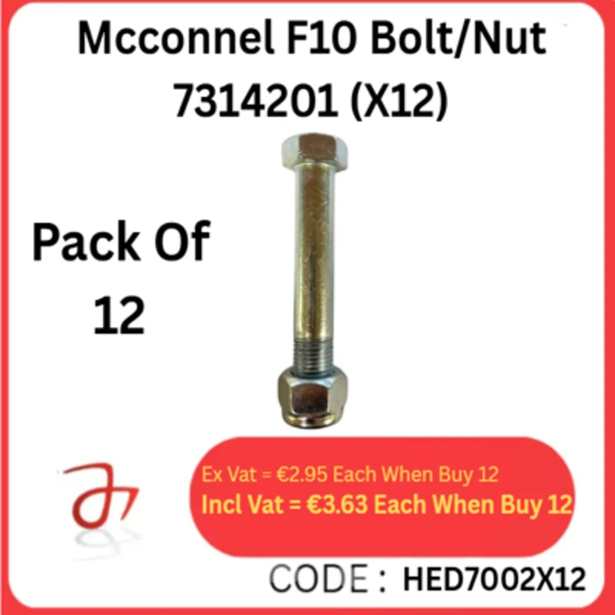 Mcconnel F10 Bolt/Nut Kit (X12) 7314201