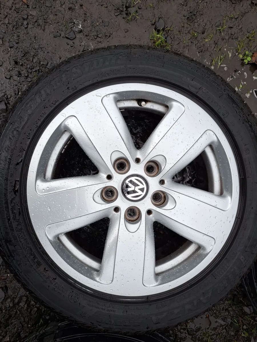 16" Vw Alloys with tyres - Image 3