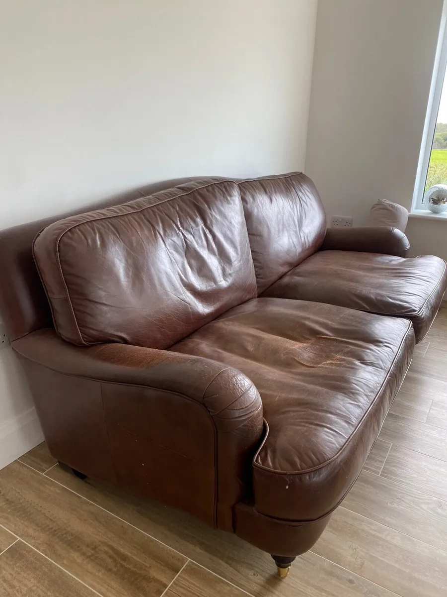 Leather Couch - Image 1