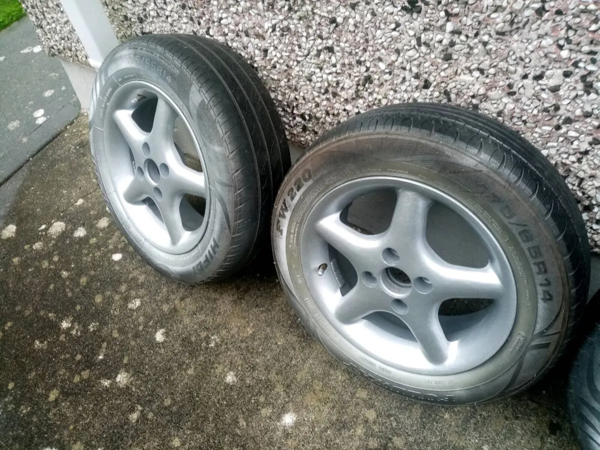 Toyota alloy wheels 4x100 fitment - Image 2
