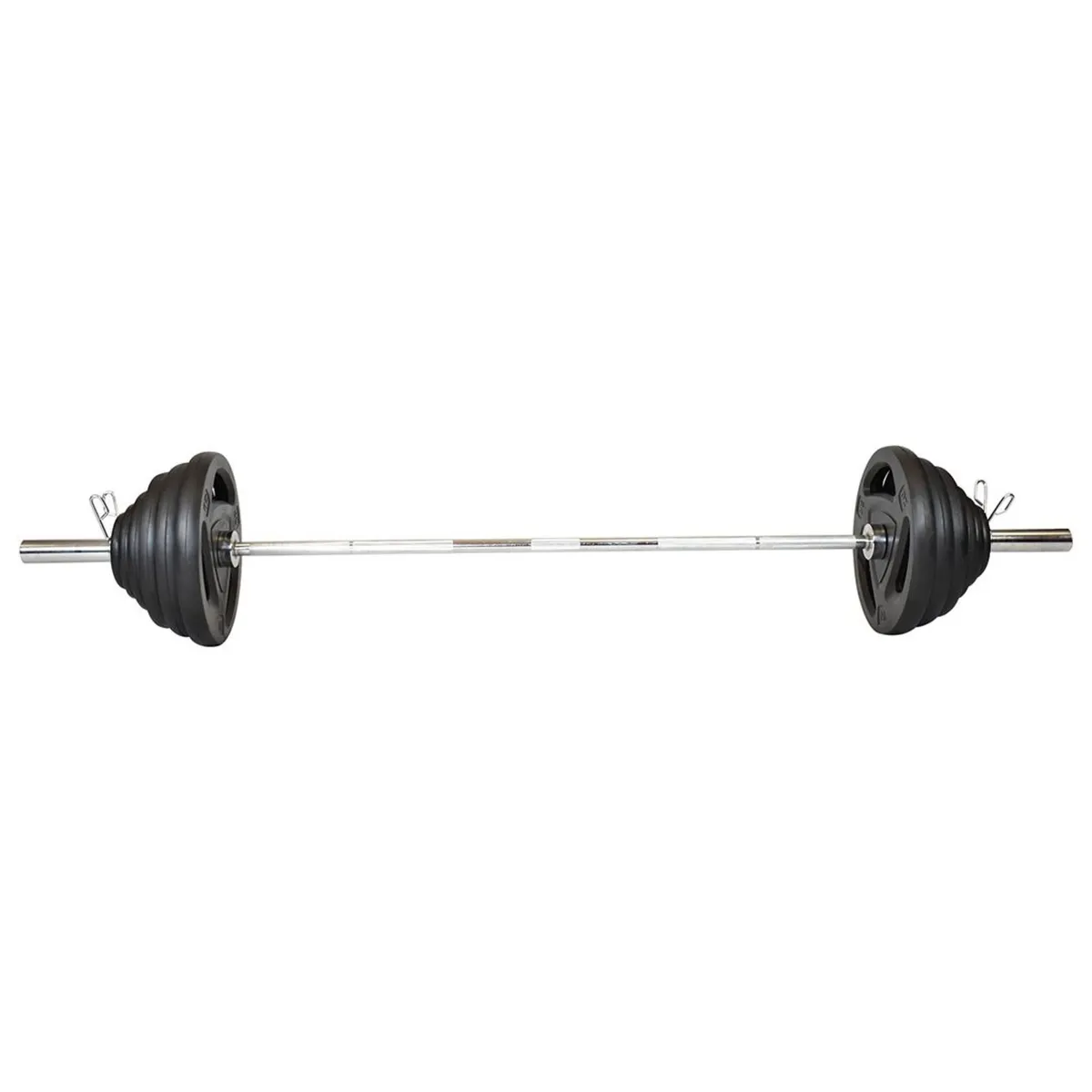 127.5kg Tornado Olympic Weight Plates & Bar Set - Image 2