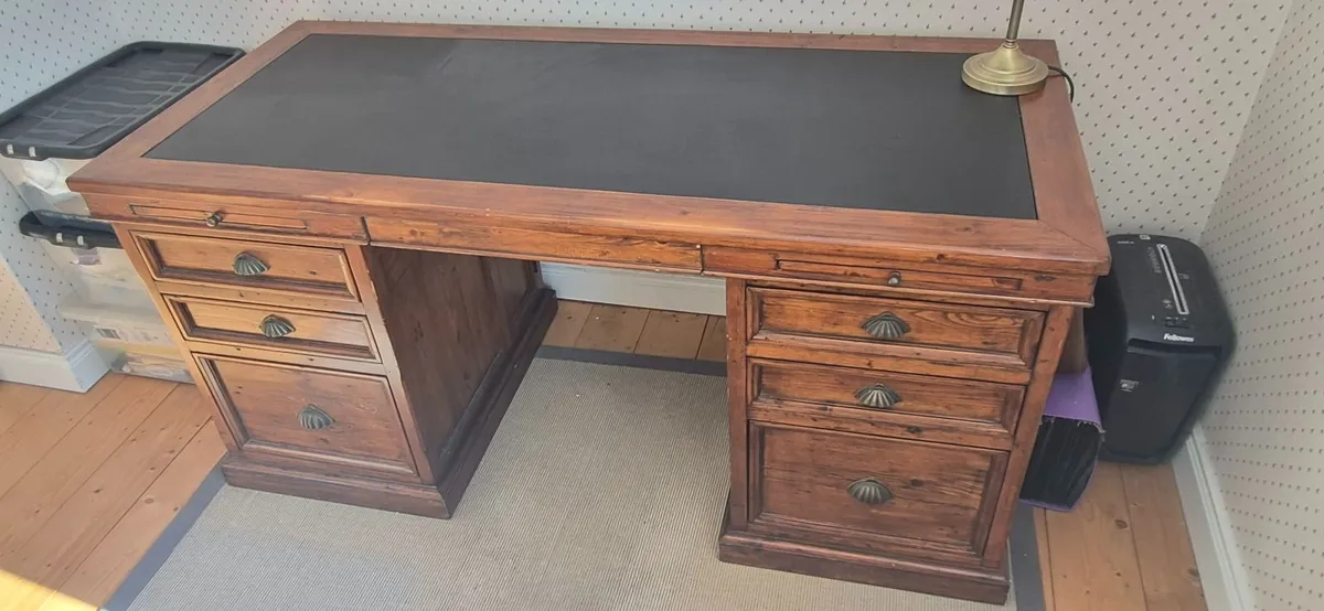 Leather Topped Desk - Image 2