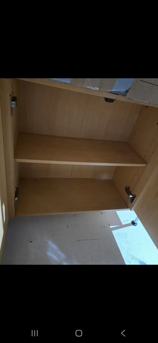 Wall unit with Cabinet - Brown/ oak colour - Image 3