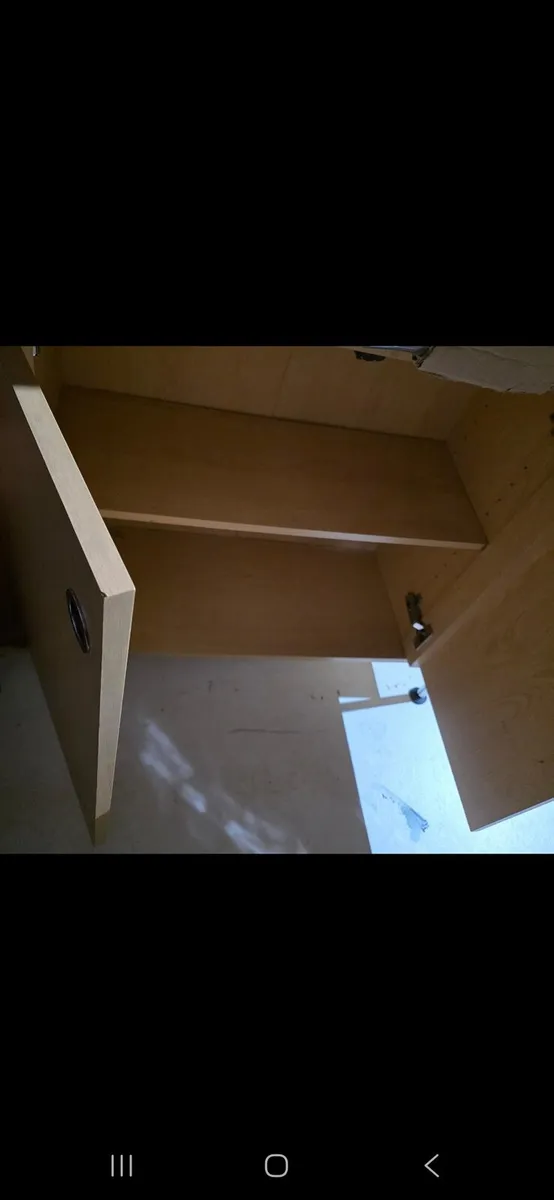 Wall unit with Cabinet - Brown/ oak colour - Image 4