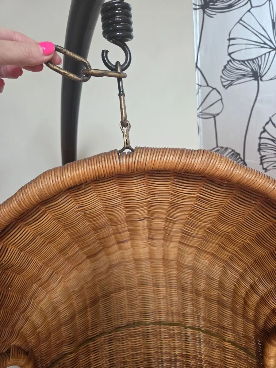 Basket swing egg chair - Image 4