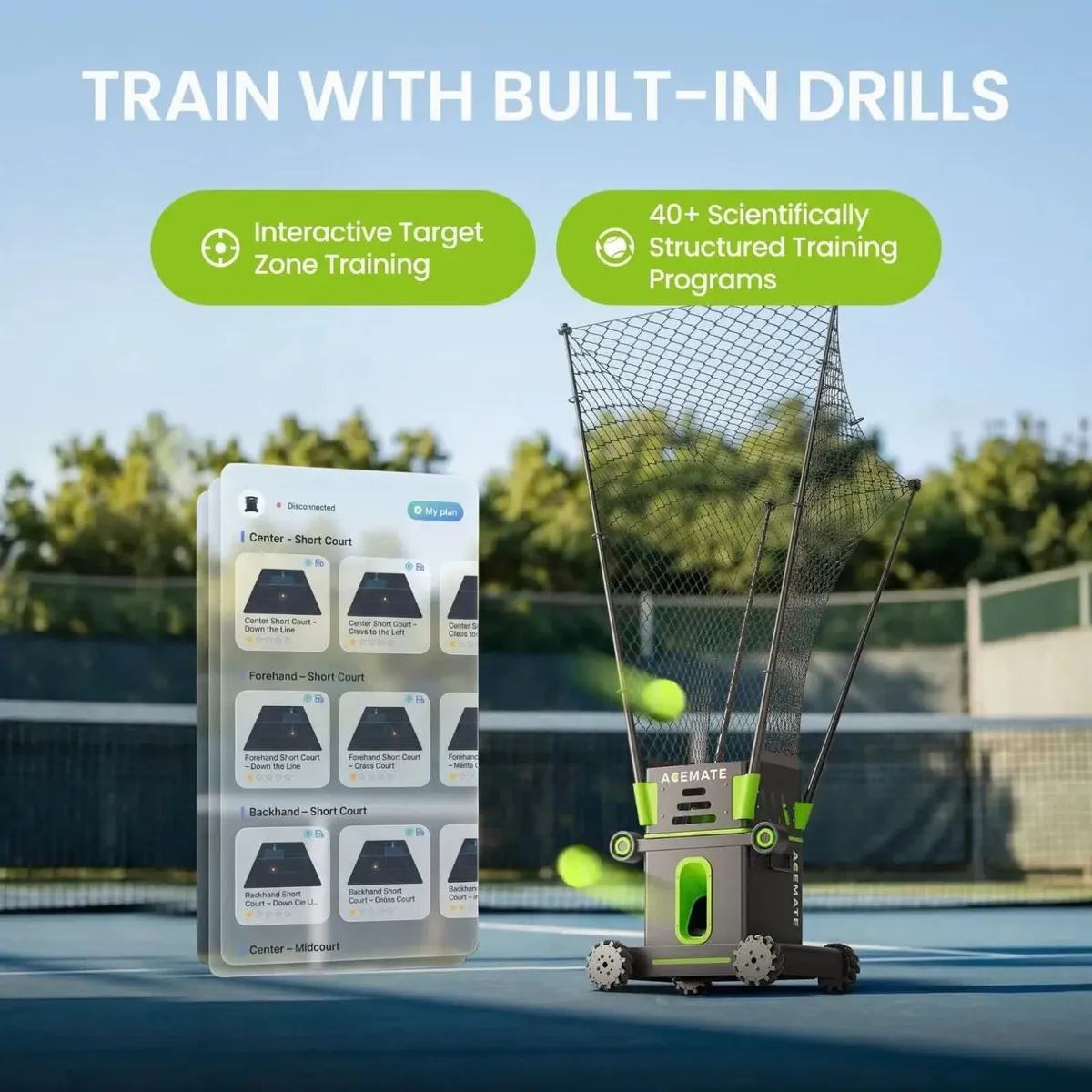 Acemate S10 Tennis Robot BRAND NEW + spare battery - Image 3