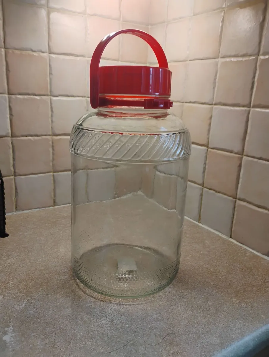 8 liter glass jar - Image 2