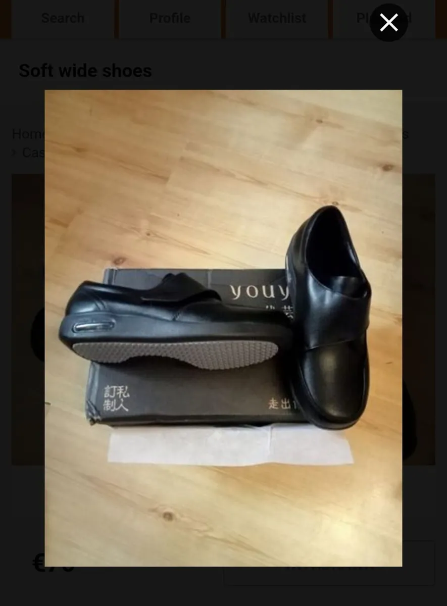2 pairs of diabete shoes. - Image 4